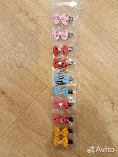 Заколочки на ленте, новые