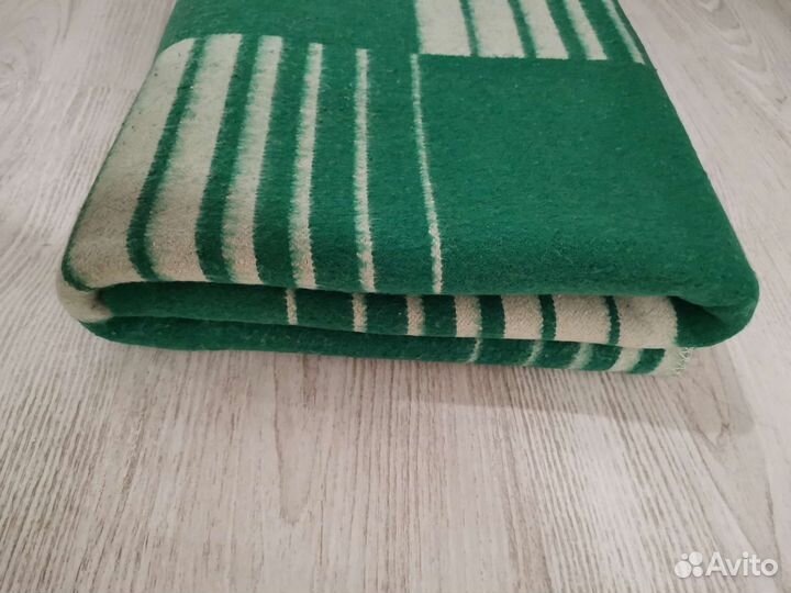 Шерстяный советский плед