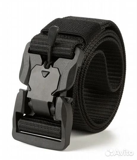 Тактический ремень на магните чёрный