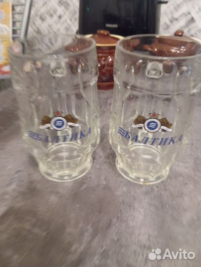Бокалы пивные Балтика 2 шт