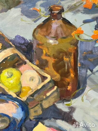 Картина маслом на холсте. 