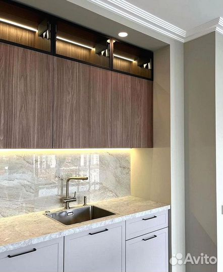 Кухня под потолок без первоначального взноса