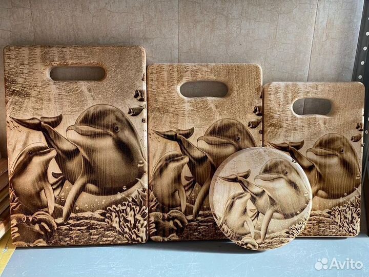 Доска разделочная из кедра