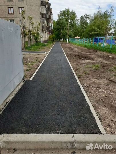 Благоустройство участков, асфальтирование