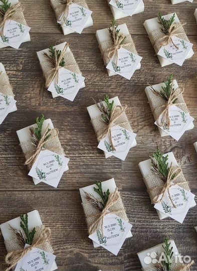 Подарки гостям на свадьбу, свечи