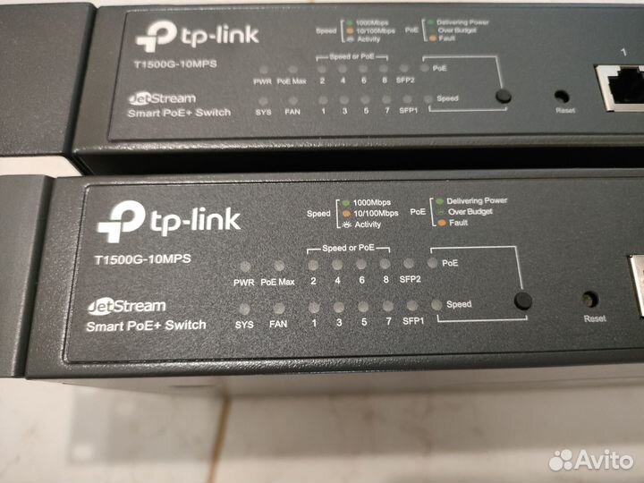 Сет.коммутаторы Tp-Link T1500G-10MPS PoE 10 портов