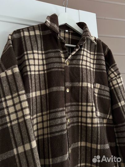 Рубашка фланелевая в клетку