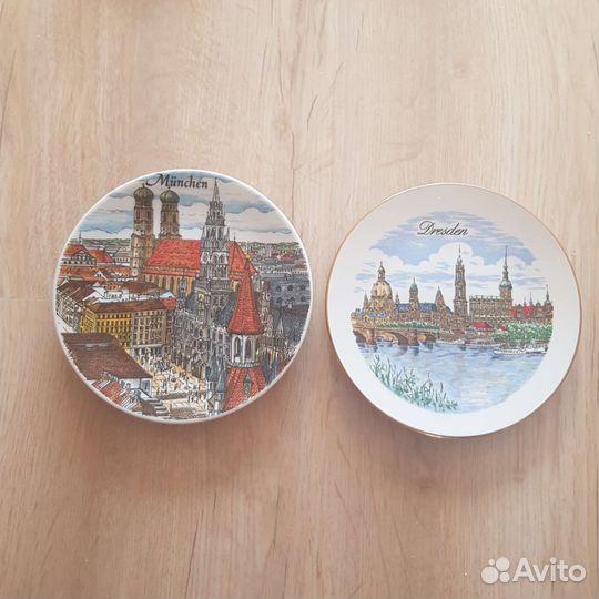 Сувенирные тарелки разных стран