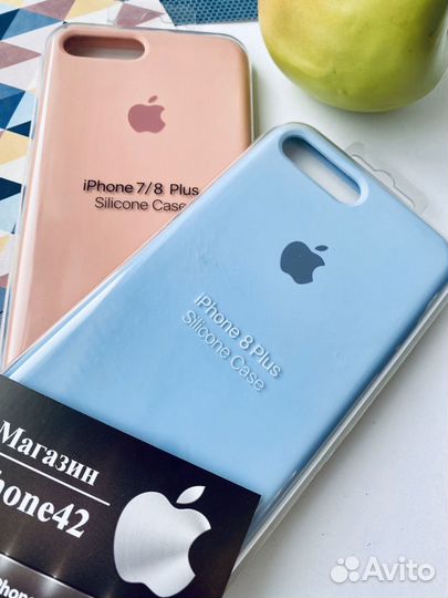 Чехол Silicone Case на iPhone 7+ / 8+