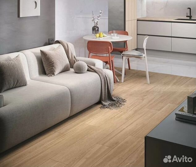 Плитка Novela 20X120 напольная, настенная, универсальная - под дерево, Индия