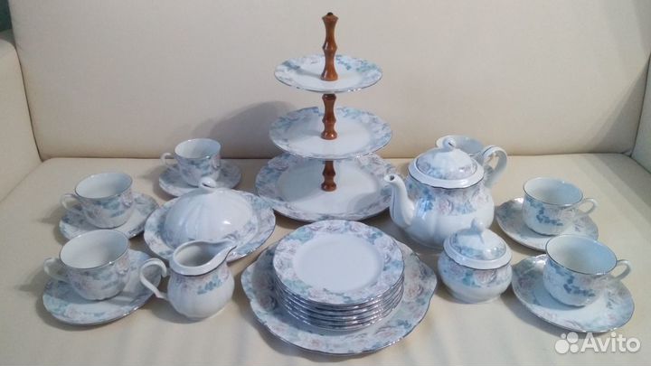 Комплект посуды, фарфор, Thun, Чехия, новый