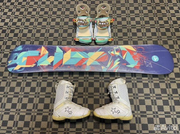 Сноуборд комплект Glide - 143 + Trans - 38 - 39