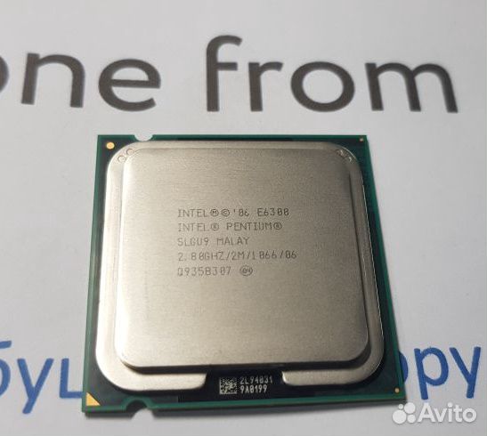 Процессор Intel Pentium Dual-Core E6300 2,8GHz LGA