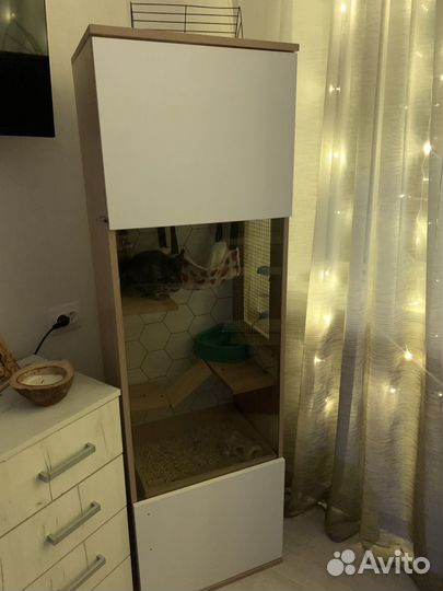 Витрина для шиншилл.Клетка для шиншиллы