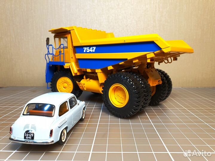 Белаз-7547 Желтый/Синий SSM1443