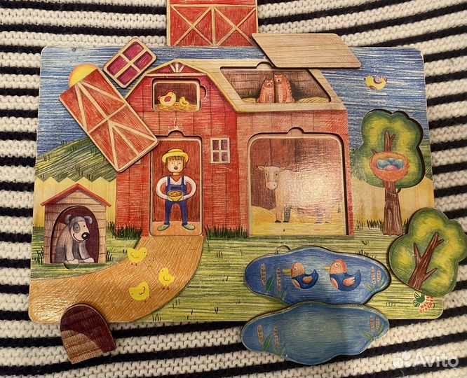 Пазл вкладыш для самых маленьких