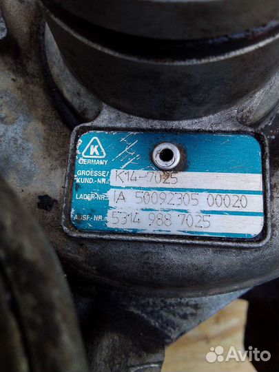 Турбокомпрессор volkswagen lt35, 53149887025