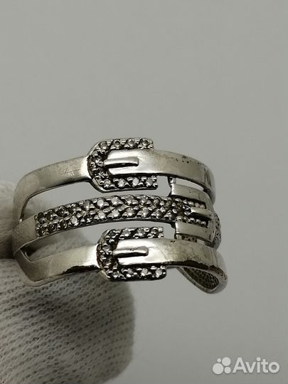 Серебряное кольцо женское 925 пробы