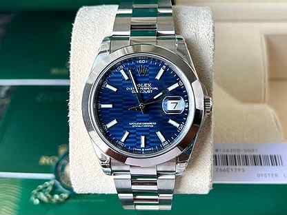Rolex Datejust 41 Blue Motif 126300