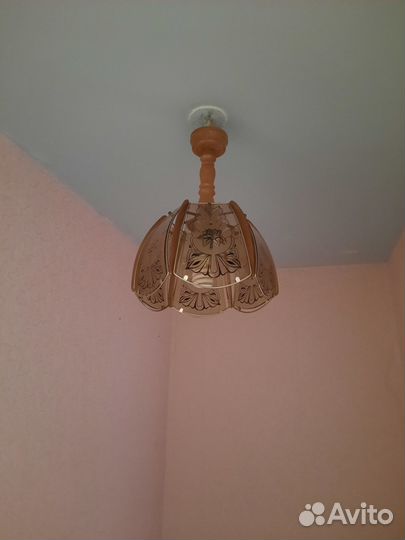 Люстра потолочная на один патрон
