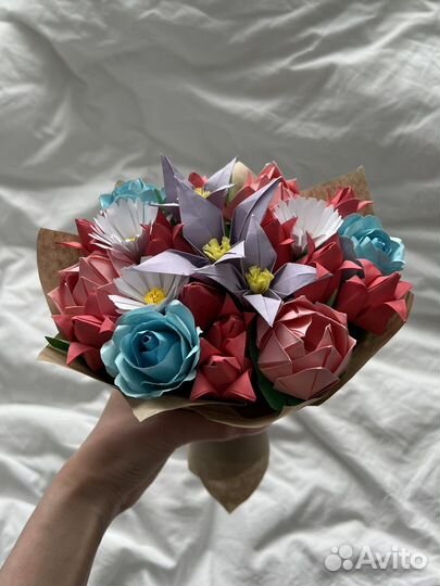 Букет цветов из бумаги на заказ