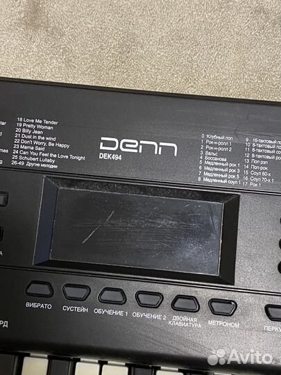 Синтезатор denn DEK494