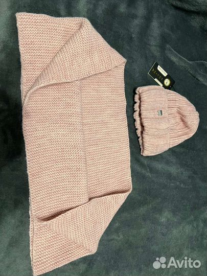 Комплект шапка и снуд женский