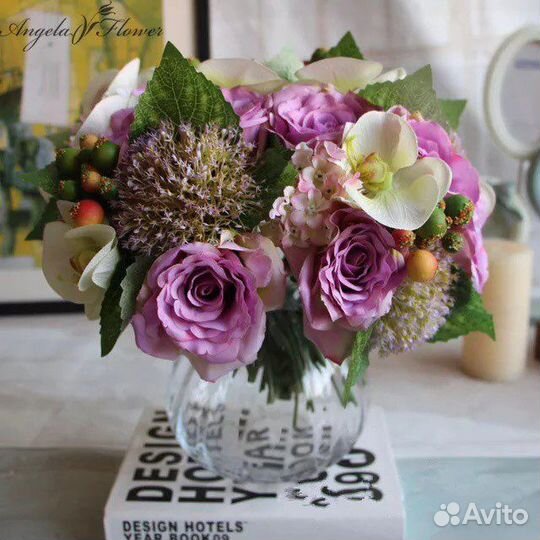 Букет композиция цветы в вазе