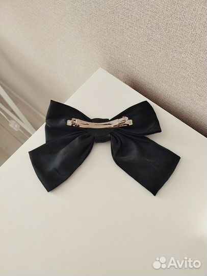 Банты для волос на заколке бигуди для челки