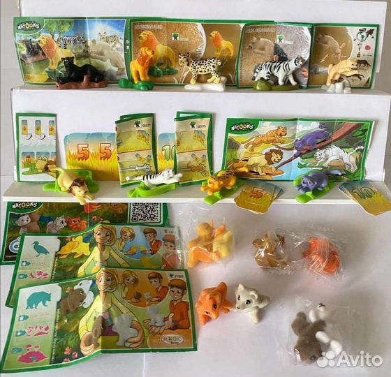 Киндер сюрприз. Натунс. Бархатные животные