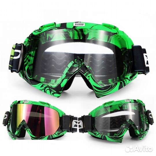 Очки bsddp BSD0903 (Зеленый/прозрачный)