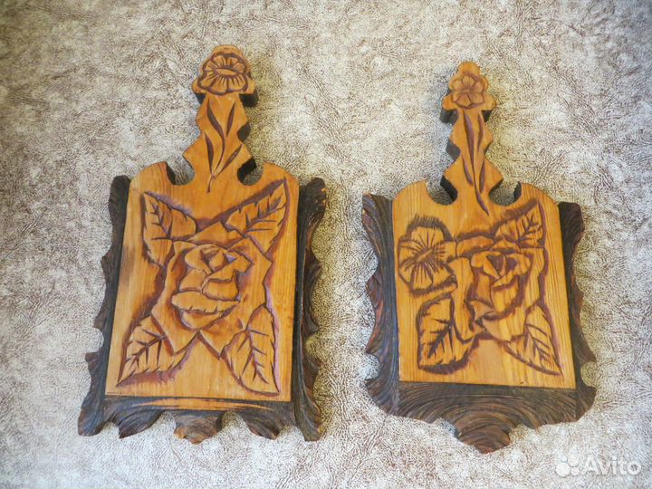 Подарочные разделочные доски из дерева (2 штуки)