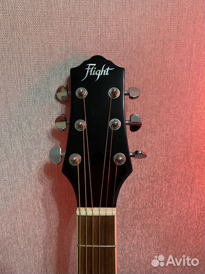 Гитара Flight AD-200 CEQ BK электроакустика