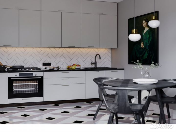 Кухня прямая Мемфис