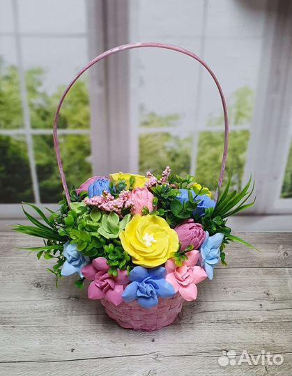 Букет из мыла на 8марта, день мамы, день рождения