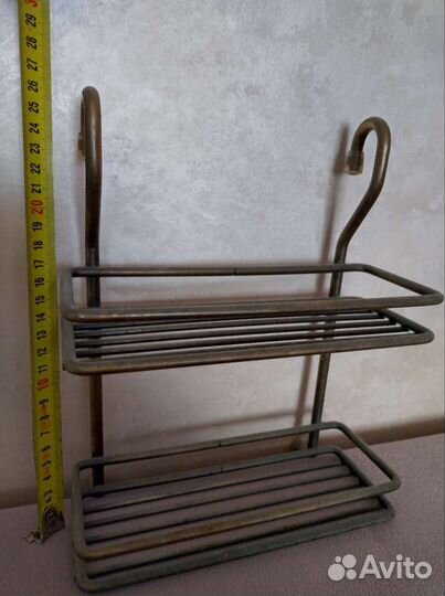 Полка навесная на рейлинг