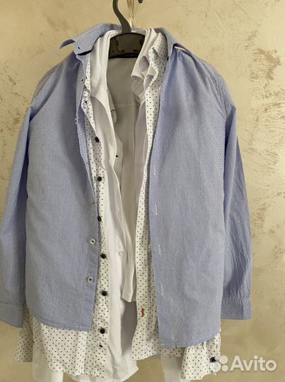 Рубашки на мальчика 7-12 лет огромное количество