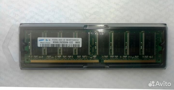 Модули памяти DDR2, DDR, DDR3L