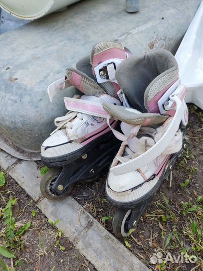 Детские ролики и защита 33 размер