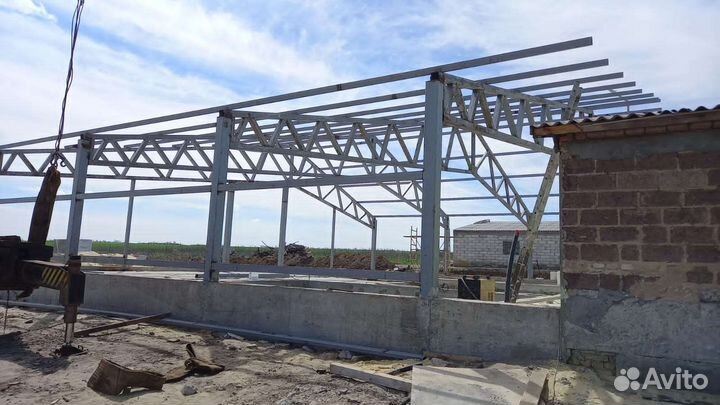 Постройка ангаров