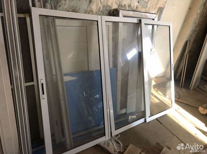 Алюминиевые раздвижные окна, балконная группа