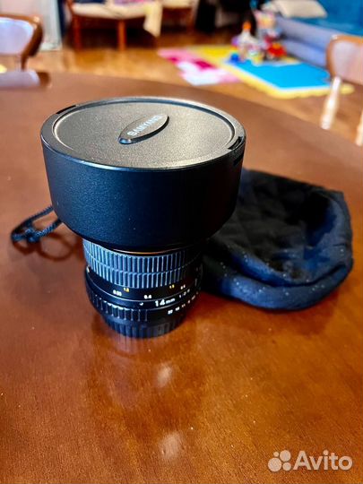 Объектив samyang 14 mm f2.8 (для canon EF)
