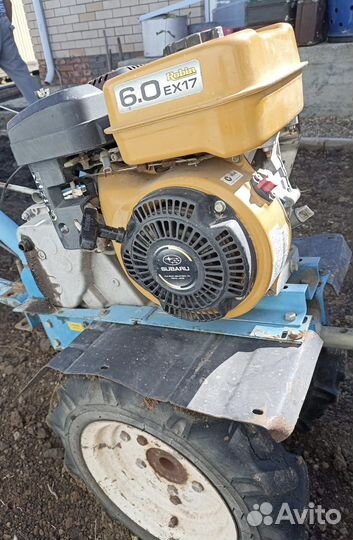 Мотоблок с телегой