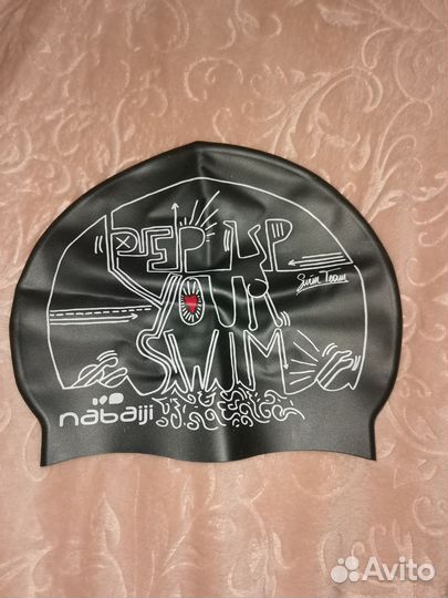 Шапочка для плавания силикон новая