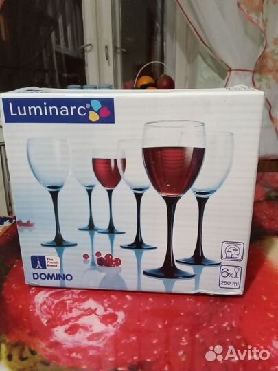 Наборы бокалов под вино,водку,соки