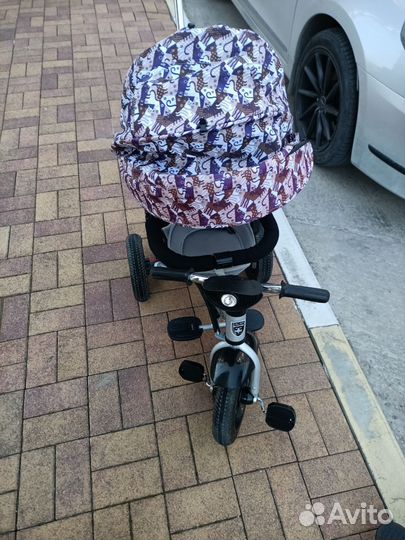 Детский велосипед с родительской ручкой