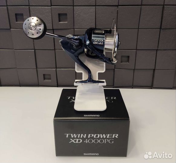 Катушка shimano 21 twin power xd 4000 pg