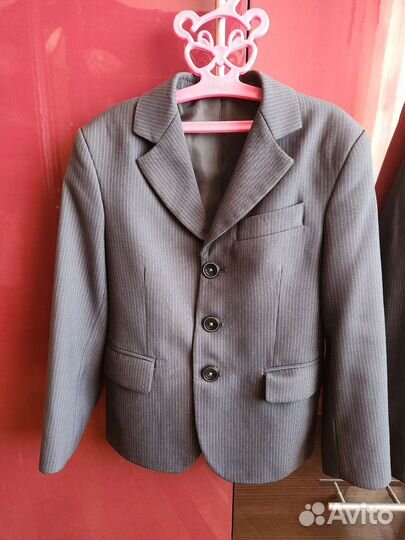 Пиджак 134, рубашка, бабочка