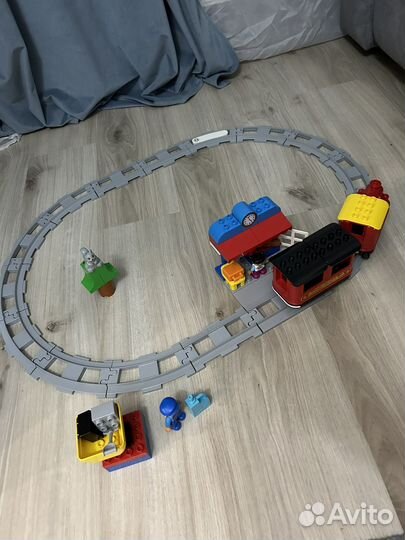 Lego duplo поезд на паровой тяге
