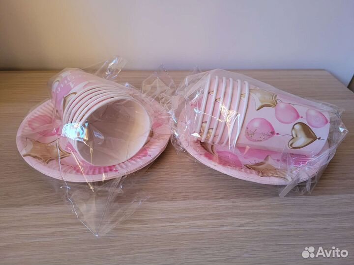 Набор одноразовой посуды 1 годик